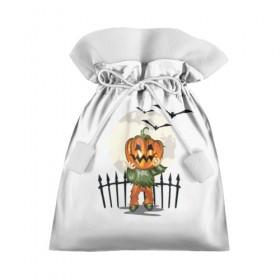 Подарочный 3D мешок с принтом Halloween в Новосибирске, 100% полиэстер | Размер: 29*39 см | Тематика изображения на принте: halloween | вампир | ведьма | кошка | луна | магия | новинки | ночь | тыква | хэллоуин