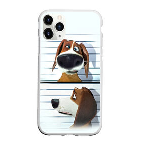 Чехол для iPhone 11 Pro матовый с принтом Разыскивается пёс в Новосибирске, Силикон |  | dog | fast furry | бигль | большой собачий побег | мартин | мультфильм | оззи | побег | свободу разношерстным | собака
