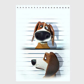Скетчбук с принтом Разыскивается пёс в Новосибирске, 100% бумага
 | 48 листов, плотность листов — 100 г/м2, плотность картонной обложки — 250 г/м2. Листы скреплены сверху удобной пружинной спиралью | Тематика изображения на принте: dog | fast furry | бигль | большой собачий побег | мартин | мультфильм | оззи | побег | свободу разношерстным | собака