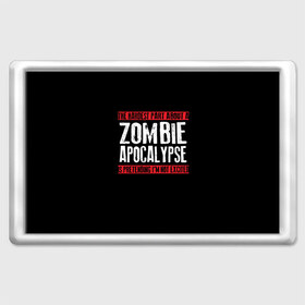 Магнит 45*70 с принтом Zombie apocalypse в Новосибирске, Пластик | Размер: 78*52 мм; Размер печати: 70*45 | 