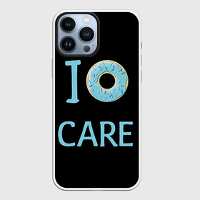 Чехол для iPhone 13 Pro Max с принтом Donut care в Новосибирске,  |  | Тематика изображения на принте: simpsons