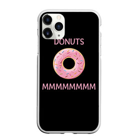 Чехол для iPhone 11 Pro матовый с принтом Donuts в Новосибирске, Силикон |  | simpsons