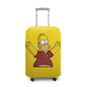 Чехол для чемодана 3D Гомер-болельщик купить в Новосибирске