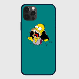 Чехол для iPhone 12 Pro Max с принтом Alien-Homer в Новосибирске, Силикон |  | Тематика изображения на принте: simpsons