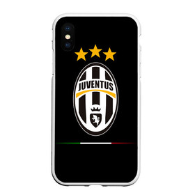 Чехол для iPhone XS Max матовый с принтом Juventus1 в Новосибирске, Силикон | Область печати: задняя сторона чехла, без боковых панелей | Тематика изображения на принте: football | juve | juventus | seria a | бьянконери | серия а | футбол | чемпионат италии | юве | ювентус