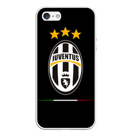 Чехол для iPhone 5/5S матовый с принтом Juventus1 в Новосибирске, Силикон | Область печати: задняя сторона чехла, без боковых панелей | Тематика изображения на принте: football | juve | juventus | seria a | бьянконери | серия а | футбол | чемпионат италии | юве | ювентус