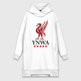 Платье-худи хлопок с принтом YNWA в Новосибирске,  |  | ynwa | ливерпуль