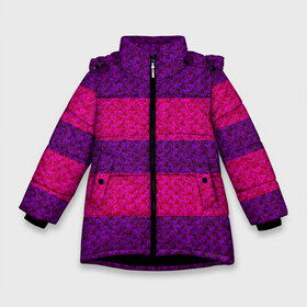 Зимняя куртка для девочек 3D с принтом Джемпер Фриск в Новосибирске, ткань верха — 100% полиэстер; подклад — 100% полиэстер, утеплитель — 100% полиэстер. | длина ниже бедра, удлиненная спинка, воротник стойка и отстегивающийся капюшон. Есть боковые карманы с листочкой на кнопках, утяжки по низу изделия и внутренний карман на молнии. 

Предусмотрены светоотражающий принт на спинке, радужный светоотражающий элемент на пуллере молнии и на резинке для утяжки. | frisk | undertale | андертейл | джемпер | фриск