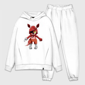 Мужской костюм хлопок OVERSIZE с принтом Foxy в Новосибирске,  |  | five nights at freddys | foxy | фнаф