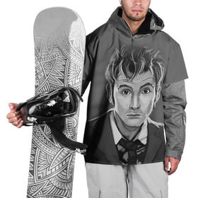 Накидка на куртку 3D с принтом Доктор Кто fun art в Новосибирске, 100% полиэстер |  | Тематика изображения на принте: dw | доктор | доктор кто | тардис