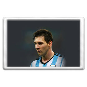 Магнит 45*70 с принтом Leo Messi в Новосибирске, Пластик | Размер: 78*52 мм; Размер печати: 70*45 | Тематика изображения на принте: fc barcelona | football | lionel messi | messi | аргентина | барса | лео месси | фк барселона | футбол