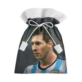 Подарочный 3D мешок с принтом Leo Messi в Новосибирске, 100% полиэстер | Размер: 29*39 см | fc barcelona | football | lionel messi | messi | аргентина | барса | лео месси | фк барселона | футбол