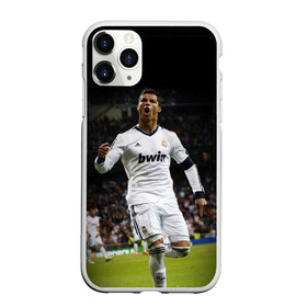 Чехол для iPhone 11 Pro матовый с принтом Роналдо в Новосибирске, Силикон |  | real madrid | ronaldo | реал мадрид | роналдо | футбол | футболист