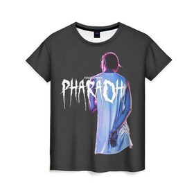 Женская футболка 3D с принтом PHARAOH / COLDSIEMENS в Новосибирске, 100% полиэфир ( синтетическое хлопкоподобное полотно) | прямой крой, круглый вырез горловины, длина до линии бедер | Тематика изображения на принте: dead dynasty | pharaoh | techno