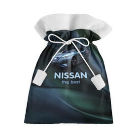 Подарочный 3D мешок с принтом Nissan the best в Новосибирске, 100% полиэстер | Размер: 29*39 см | nissan | авто | автомобиль | водитель | машина | ниссан | тачка