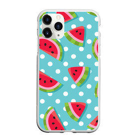 Чехол для iPhone 11 Pro матовый с принтом Арбузный рай в Новосибирске, Силикон |  | berry | eat | fruit | pattern | sweet | watermelon | арбуз | еда | сладость | узор | фрукт | ягода