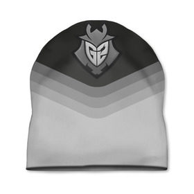 Шапка 3D с принтом G2 Esports Uniform в Новосибирске, 100% полиэстер | универсальный размер, печать по всей поверхности изделия | counter strike | cs go | g2 esports | swat | terrorist | г2 еспорт | контр страйк | кс го | спецназ