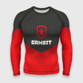 Мужской рашгард 3D с принтом Gambit Gaming Uniform в Новосибирске,  |  | counter strike | cs go | gambit | swat | terrorist | гамбит | контр страйк | кс го | спецназ