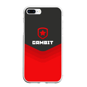 Чехол для iPhone 7Plus/8 Plus матовый с принтом Gambit Gaming Uniform в Новосибирске, Силикон | Область печати: задняя сторона чехла, без боковых панелей | counter strike | cs go | gambit | swat | terrorist | гамбит | контр страйк | кс го | спецназ