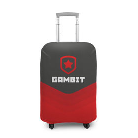 Чехол для чемодана 3D с принтом Gambit Gaming Uniform в Новосибирске, 86% полиэфир, 14% спандекс | двустороннее нанесение принта, прорези для ручек и колес | counter strike | cs go | gambit | swat | terrorist | гамбит | контр страйк | кс го | спецназ