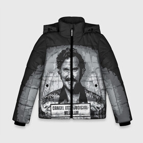 Зимняя куртка для мальчиков 3D с принтом Pablo Escobar в Новосибирске, ткань верха — 100% полиэстер; подклад — 100% полиэстер, утеплитель — 100% полиэстер | длина ниже бедра, удлиненная спинка, воротник стойка и отстегивающийся капюшон. Есть боковые карманы с листочкой на кнопках, утяжки по низу изделия и внутренний карман на молнии. 

Предусмотрены светоотражающий принт на спинке, радужный светоотражающий элемент на пуллере молнии и на резинке для утяжки | пабло | эскобар