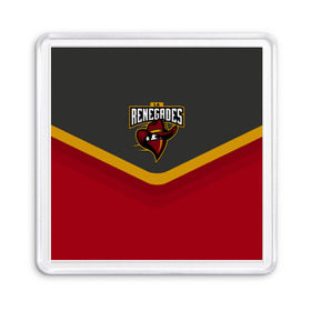 Магнит 55*55 с принтом Renegades Uniform в Новосибирске, Пластик | Размер: 65*65 мм; Размер печати: 55*55 мм | counter strike | cs go | renegades | swat | terrorist | контр страйк | кс го | спецназ