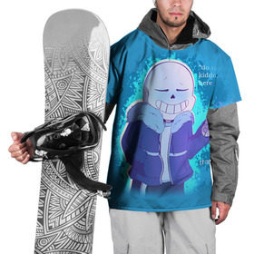 Накидка на куртку 3D с принтом winter Sans в Новосибирске, 100% полиэстер |  | Тематика изображения на принте: sans | андертейл | подземелье | санс