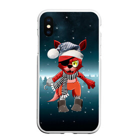 Чехол для iPhone XS Max матовый с принтом Five Nights At Freddys в Новосибирске, Силикон | Область печати: задняя сторона чехла, без боковых панелей | fnaf | freddy | бонни | медведь | мишка | фнаф | фокси | фредди