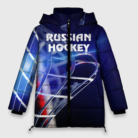Женская зимняя куртка 3D с принтом Русский хоккей в Новосибирске, верх — 100% полиэстер; подкладка — 100% полиэстер; утеплитель — 100% полиэстер | длина ниже бедра, силуэт Оверсайз. Есть воротник-стойка, отстегивающийся капюшон и ветрозащитная планка. 

Боковые карманы с листочкой на кнопках и внутренний карман на молнии | hockey | red machine | красная машина | кхл | русский | сборная россии | хоккей | шайба