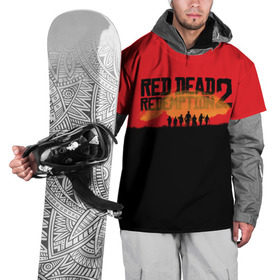 Накидка на куртку 3D с принтом Red Dead Redemption 2 в Новосибирске, 100% полиэстер |  | rdr | rdr2 | red dead redemption 2 | rockstar | дикий запад | ковбои