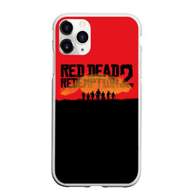 Чехол для iPhone 11 Pro матовый с принтом Red Dead Redemption 2 в Новосибирске, Силикон |  | rdr | rdr2 | red dead redemption 2 | rockstar | дикий запад | ковбои