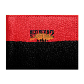 Обложка для студенческого билета с принтом Red Dead Redemption 2 в Новосибирске, натуральная кожа | Размер: 11*8 см; Печать на всей внешней стороне | Тематика изображения на принте: rdr | rdr2 | red dead redemption 2 | rockstar | дикий запад | ковбои