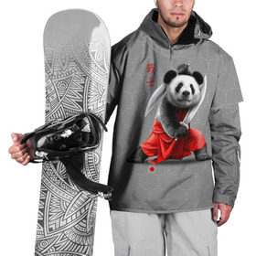 Накидка на куртку 3D с принтом Master Panda в Новосибирске, 100% полиэстер |  | Тематика изображения на принте: ninja | panda | ниндзя | панда