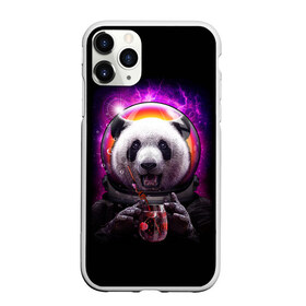 Чехол для iPhone 11 Pro матовый с принтом Panda Cosmonaut в Новосибирске, Силикон |  | bear | galaxy | panda | space | star | астронавт | галактика | звезда | космонавт | космос | медведь | панда
