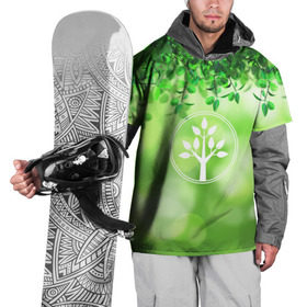 Накидка на куртку 3D с принтом Береги природу в Новосибирске, 100% полиэстер |  | Тематика изображения на принте: береги природу | дерево | зелёная | зелень | листья | природа