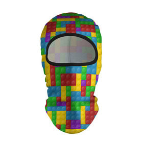 Балаклава 3D с принтом Лего в Новосибирске, 100% полиэстер, ткань с особыми свойствами — Activecool | плотность 150–180 г/м2; хорошо тянется, но при этом сохраняет форму. Закрывает шею, вокруг отверстия для глаз кайма. Единый размер | дети | конструктор | лего