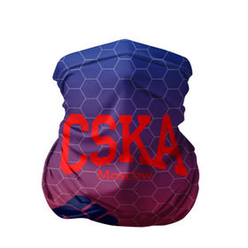 Бандана-труба 3D с принтом CSKA Msk в Новосибирске, 100% полиэстер, ткань с особыми свойствами — Activecool | плотность 150‒180 г/м2; хорошо тянется, но сохраняет форму | moscow | москва | цска