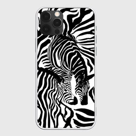 Чехол для iPhone 12 Pro Max с принтом Зебра в Новосибирске, Силикон |  | дикое | животное | зебра | камуфляж | лошадь | маскировка | полосы | текстура | фон | черно белые