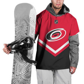 Накидка на куртку 3D с принтом Carolina Hurricanes в Новосибирске, 100% полиэстер |  | america | canada | hockey | nhl | usa | америка | канада | каролина | лед | нхл | сша | харрикейнз | хоккей
