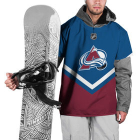 Накидка на куртку 3D с принтом Colorado Avalanche в Новосибирске, 100% полиэстер |  | america | canada | hockey | nhl | usa | америка | канада | колорадо | лед | нхл | сша | хоккей | эвеланш