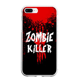 Чехол для iPhone 7Plus/8 Plus матовый с принтом Zombie Killer в Новосибирске, Силикон | Область печати: задняя сторона чехла, без боковых панелей | Тематика изображения на принте: blood | dark | killer | monster | zombie | зомби | кровь | монстр | нечисть