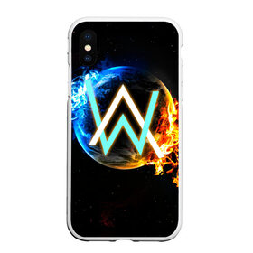 Чехол для iPhone XS Max матовый с принтом Alan Walker 5 в Новосибирске, Силикон | Область печати: задняя сторона чехла, без боковых панелей | alan walker | алан волкер | алан уолкер | хаус