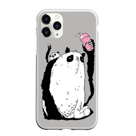 Чехол для iPhone 11 Pro Max матовый с принтом panda в Новосибирске, Силикон |  | dd | drop dead | dropdead | panda