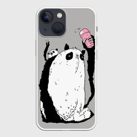 Чехол для iPhone 13 mini с принтом panda в Новосибирске,  |  | Тематика изображения на принте: dd | drop dead | dropdead | panda