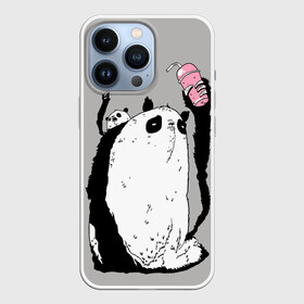 Чехол для iPhone 13 Pro с принтом panda в Новосибирске,  |  | Тематика изображения на принте: dd | drop dead | dropdead | panda