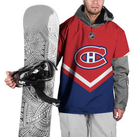 Накидка на куртку 3D с принтом Montreal Canadiens в Новосибирске, 100% полиэстер |  | america | canada | hockey | nhl | usa | америка | канада | канадиенс | лед | монреаль | нхл | сша | хоккей
