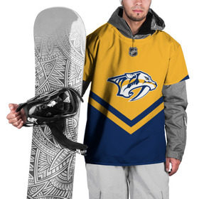 Накидка на куртку 3D с принтом Nashville Predators в Новосибирске, 100% полиэстер |  | Тематика изображения на принте: america | canada | hockey | nhl | usa | америка | канада | лед | нхл | нэшвилл | предаторз | сша | хоккей