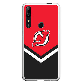 Чехол для Honor P Smart Z с принтом New Jersey Devils в Новосибирске, Силикон | Область печати: задняя сторона чехла, без боковых панелей | america | canada | hockey | nhl | usa | америка | девилз | джерси | канада | лед | нхл | нью | сша | хоккей