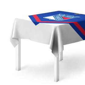 Скатерть 3D с принтом New York Rangers в Новосибирске, 100% полиэстер (ткань не мнется и не растягивается) | Размер: 150*150 см | america | canada | hockey | nhl | usa | америка | канада | лед | нхл | нью йорк | рейнджерс | сша | хоккей