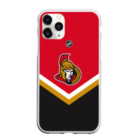 Чехол для iPhone 11 Pro матовый с принтом Ottawa Senators в Новосибирске, Силикон |  | america | canada | hockey | nhl | usa | америка | канада | лед | нхл | оттава | сенаторз | сша | хоккей